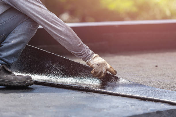 Professional Basement Waterproofing technician working in Beaverdam, OH